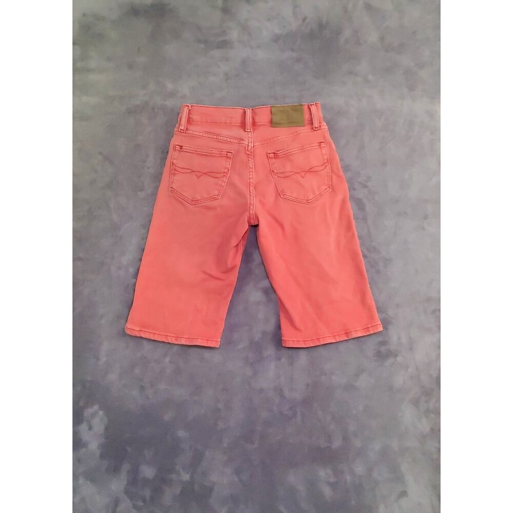 Polo Ralph Lauren Boys Sz 12 Red Sullivan Slim Fit Raw Edge Denim Shorts C23-44 - Picture 8 of 10